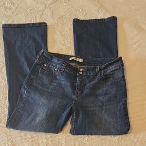 Levi's Dark Blue 526 Slender Boot Cut Jeans Women's 12